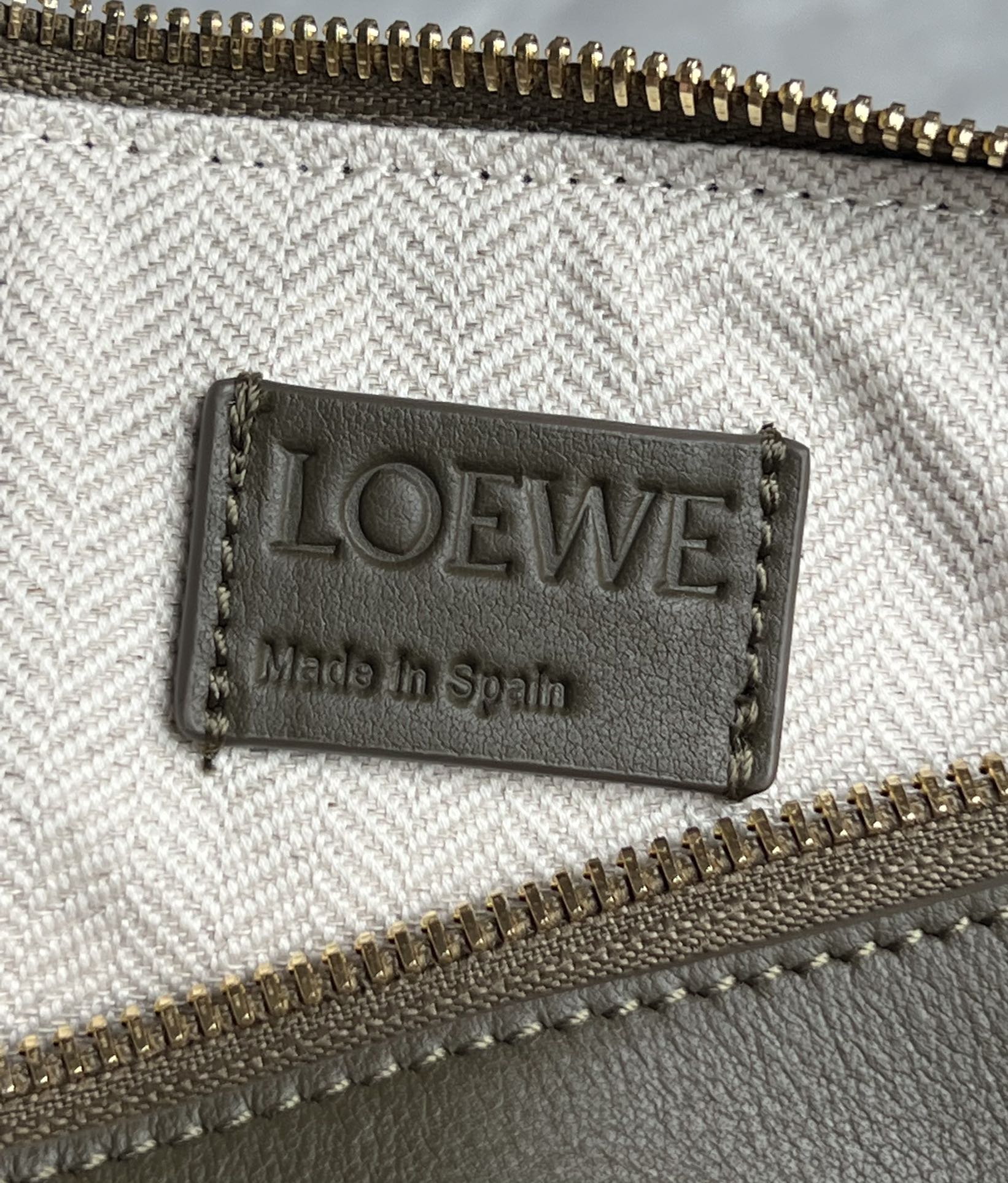 Loewe Mini Hammock Hobo Bag in Classic Calfskin Dark Green